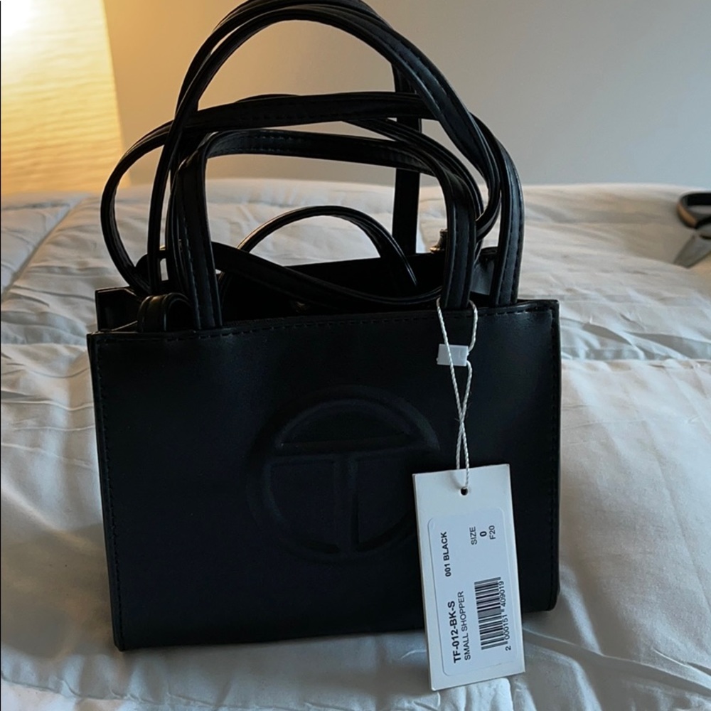 Black small Telfar bags